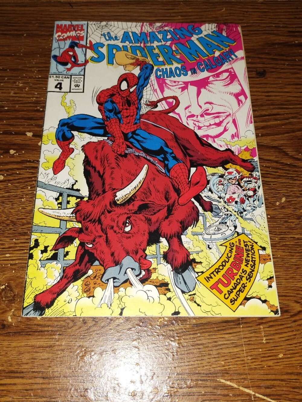 The Amazing Spider-Man Chaos in Calgary #4 (Marvel Comics, 1992)